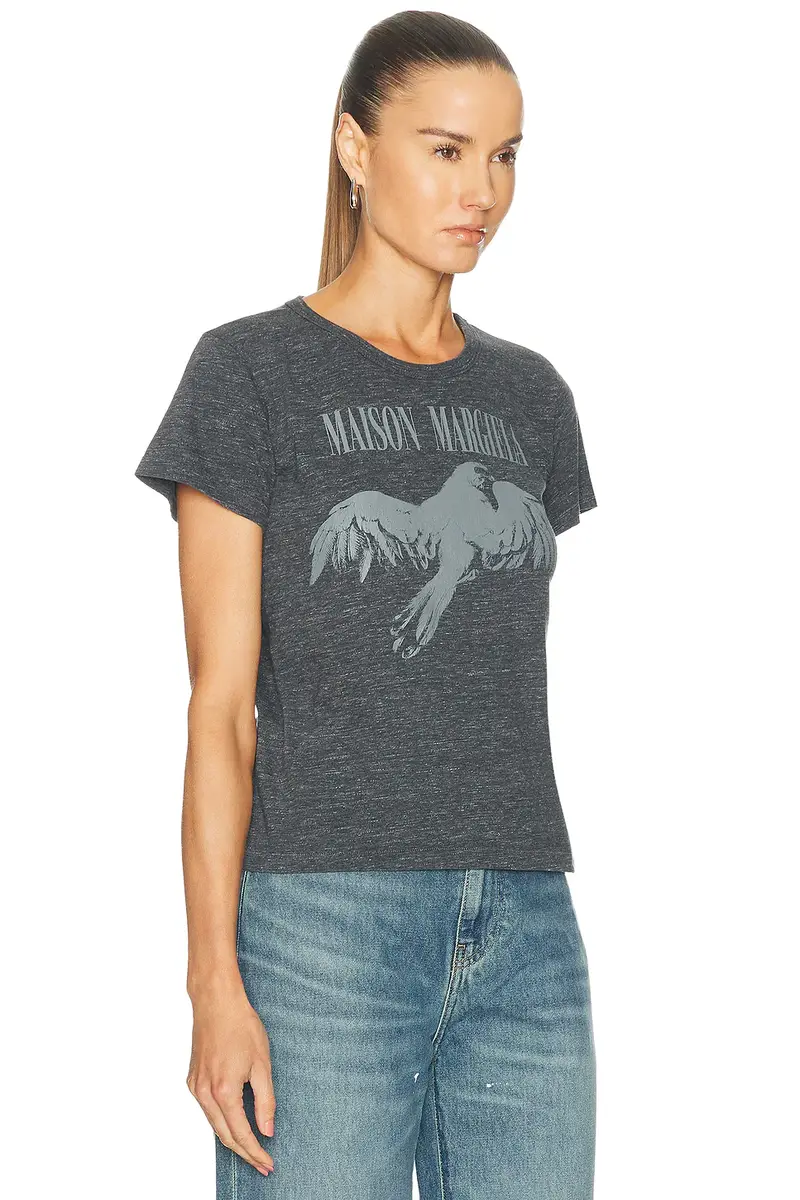 Maison Margiela Bird Fitted T-Shirt | Thumbnail 2