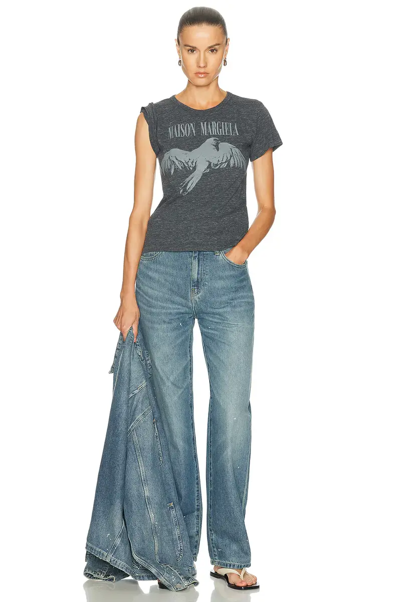 Maison Margiela Bird Fitted T-Shirt | Thumbnail 4