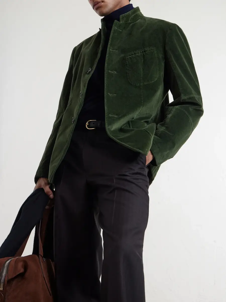 Massimo Alba Gstaad Panelled Cotton-Velvet Jacket - Men | Thumbnail 5 Massimo Alba Gstaad Panelled Cotton-Velvet Jacket - Men | Thumbnail 5