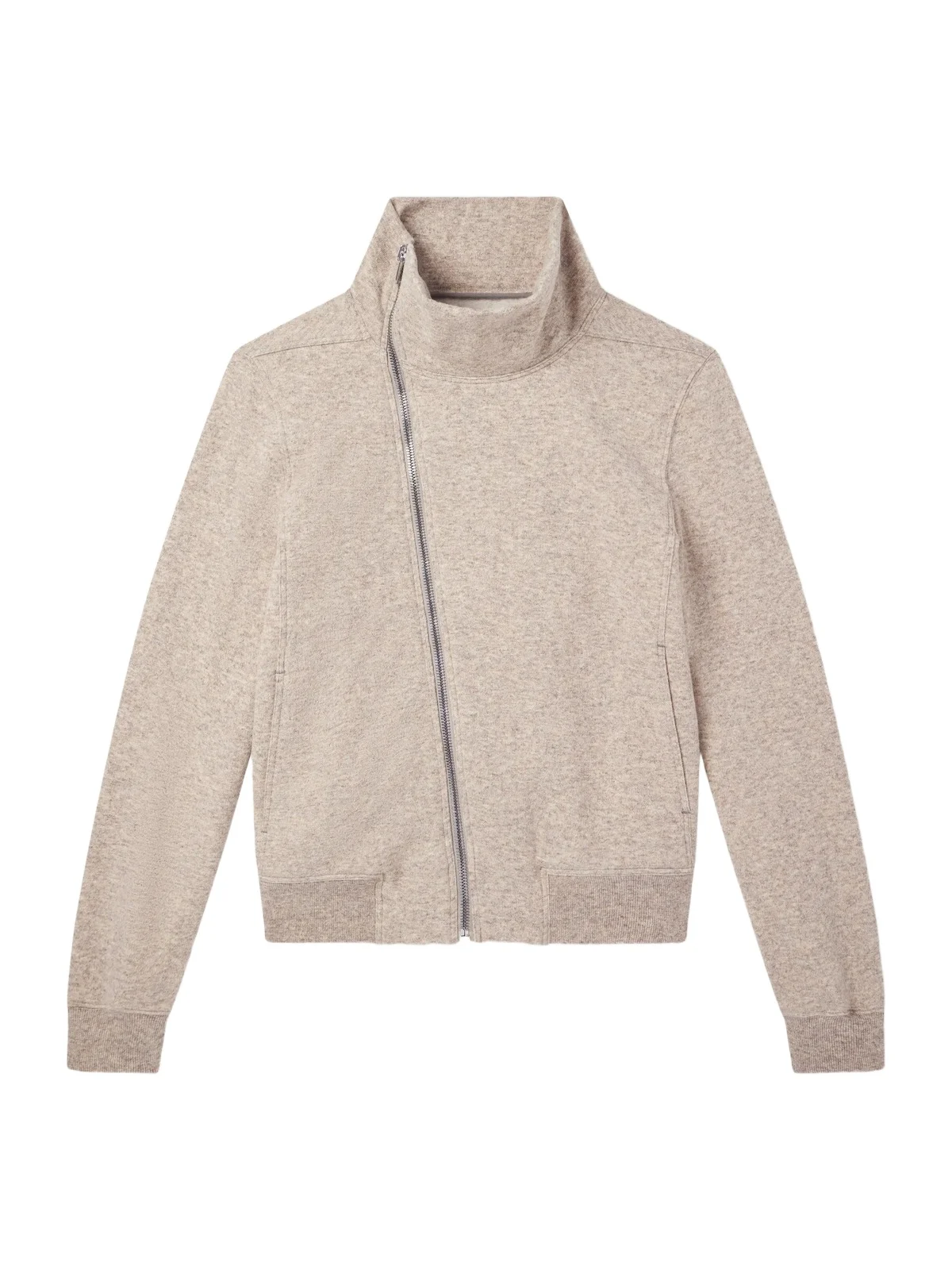 Rick Owens Bauhaus Wool and Cotton-Blend Zip-Up Sweater - Men