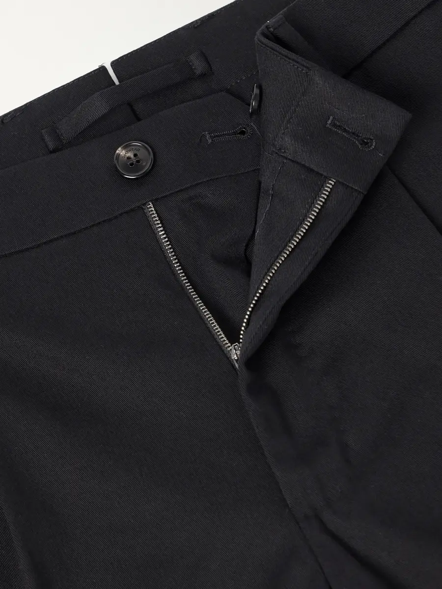 Slowear Incotex Tapered Pleated Cotton-Blend Gabardine Suit Trousers - Men | Thumbnail 6