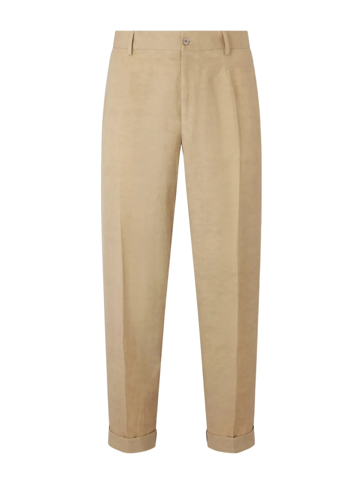Tapered Linen Trousers - Men