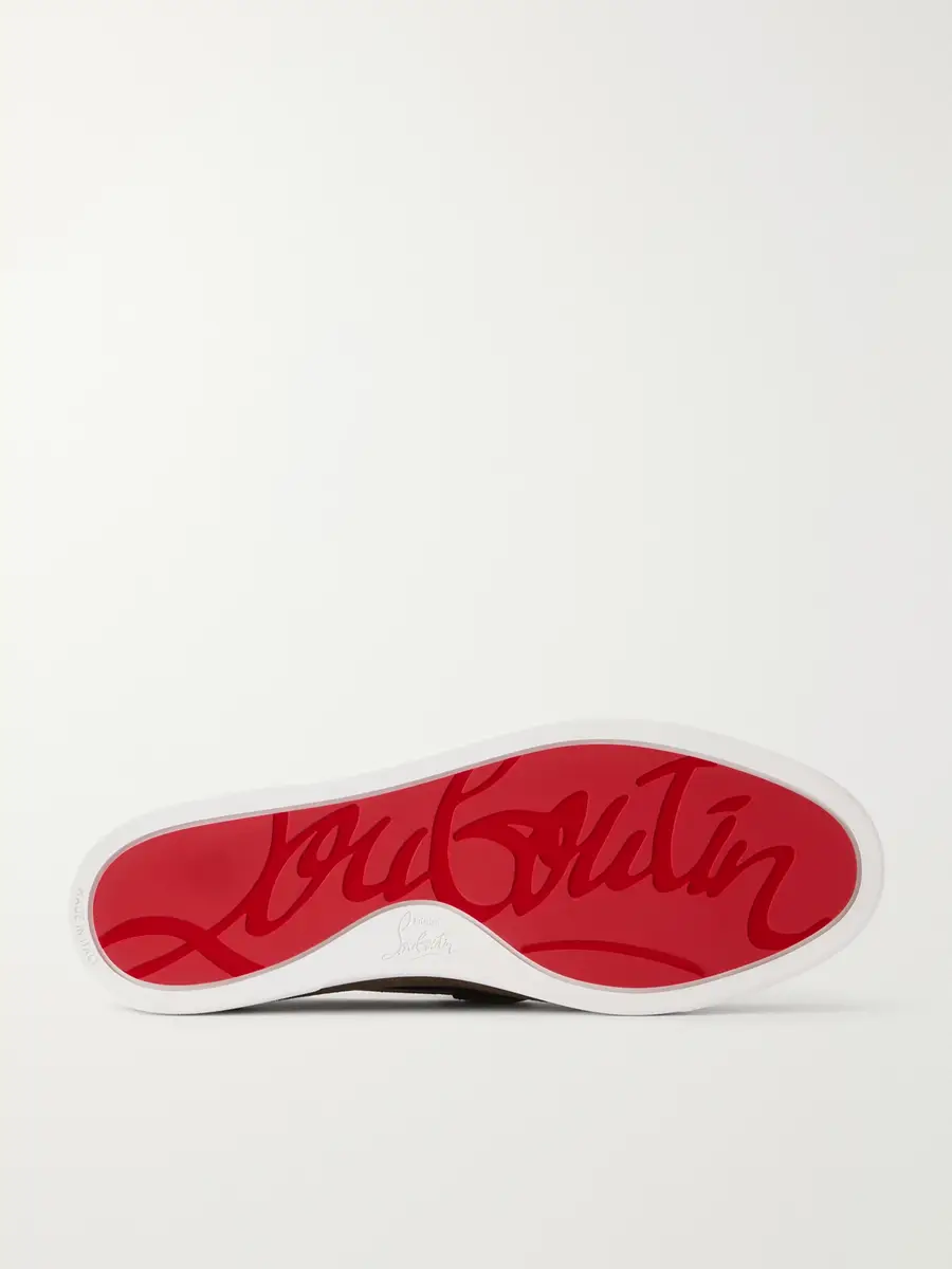 Christian Louboutin NeoCL Logo-Embossed Suede Boat Shoes - Men | Thumbnail 3 Christian Louboutin NeoCL Logo-Embossed Suede Boat Shoes - Men | Thumbnail 3