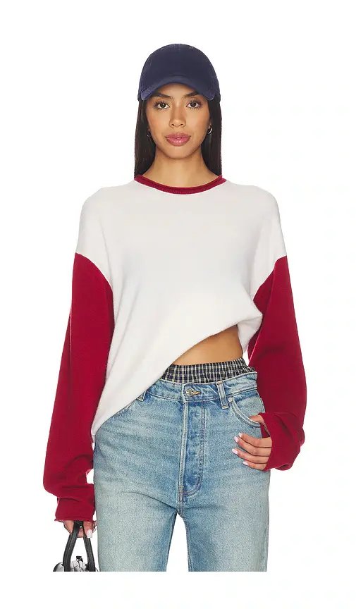 Guest In Residence Baseball Oversized Crew | Image 1 Guest In Residence Baseball Oversized Crew | Image 1