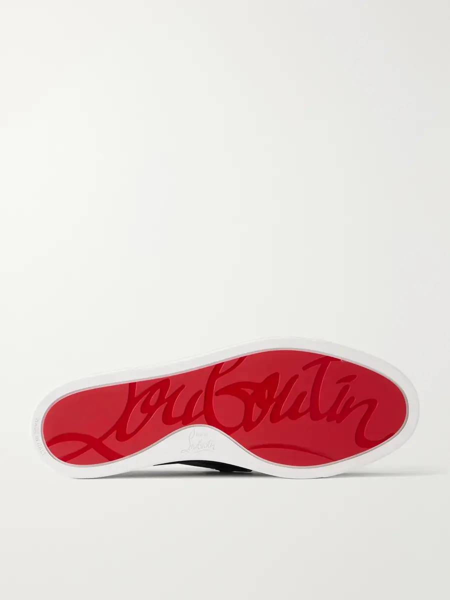 Christian Louboutin NeoCL Logo-Embossed Leather Boat Shoes - Men | Thumbnail 3 Christian Louboutin NeoCL Logo-Embossed Leather Boat Shoes - Men | Thumbnail 3