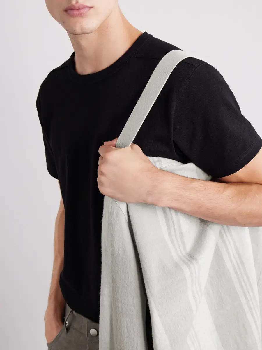 Rick Owens Striped Cotton and Wool-Blend Flannel Overshirt - Men | Thumbnail 6 Rick Owens Striped Cotton and Wool-Blend Flannel Overshirt - Men | Thumbnail 6