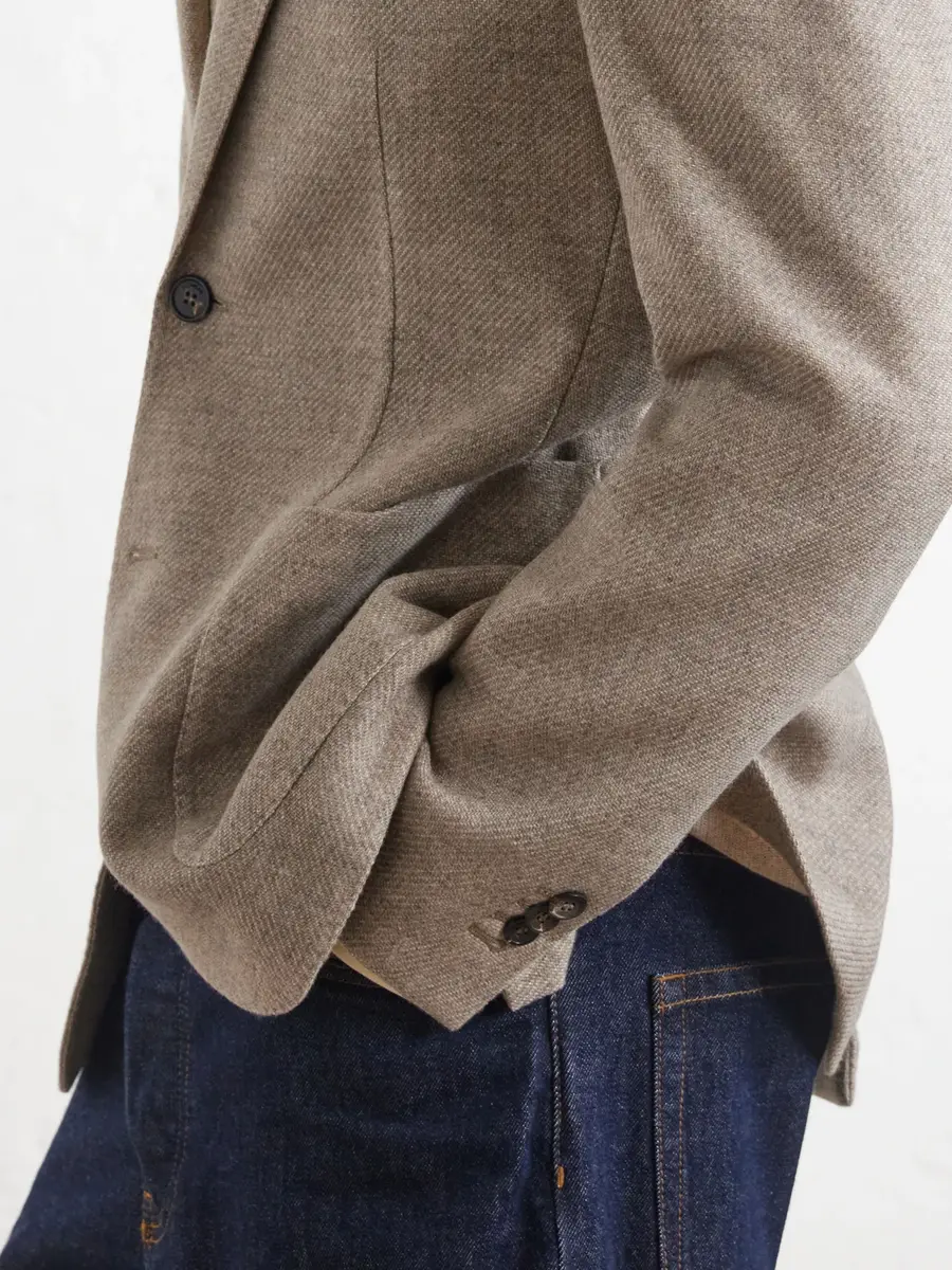 Slowear Incotex Cotton, Wool and Cashmere-Blend Jacquard Blazer - Men | Thumbnail 5 Slowear Incotex Cotton, Wool and Cashmere-Blend Jacquard Blazer - Men | Thumbnail 5
