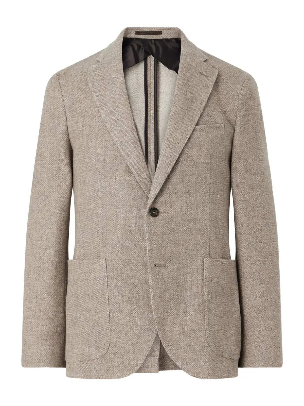 Incotex Cotton, Wool and Cashmere-Blend Jacquard Blazer - Men