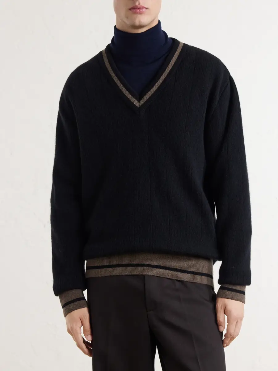 Oliver Spencer Hawes Wool Sweater - Men | Thumbnail 3 Oliver Spencer Hawes Wool Sweater - Men | Thumbnail 3