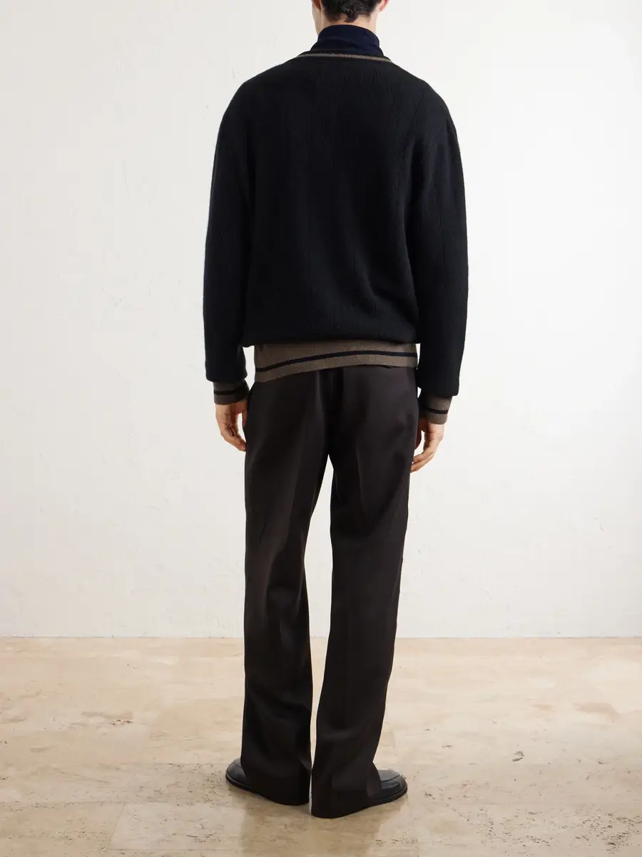 Oliver Spencer Hawes Wool Sweater - Men | Thumbnail 4 Oliver Spencer Hawes Wool Sweater - Men | Thumbnail 4
