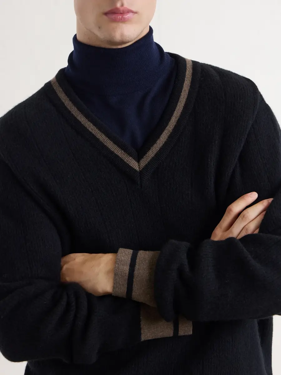 Oliver Spencer Hawes Wool Sweater - Men | Thumbnail 5 Oliver Spencer Hawes Wool Sweater - Men | Thumbnail 5