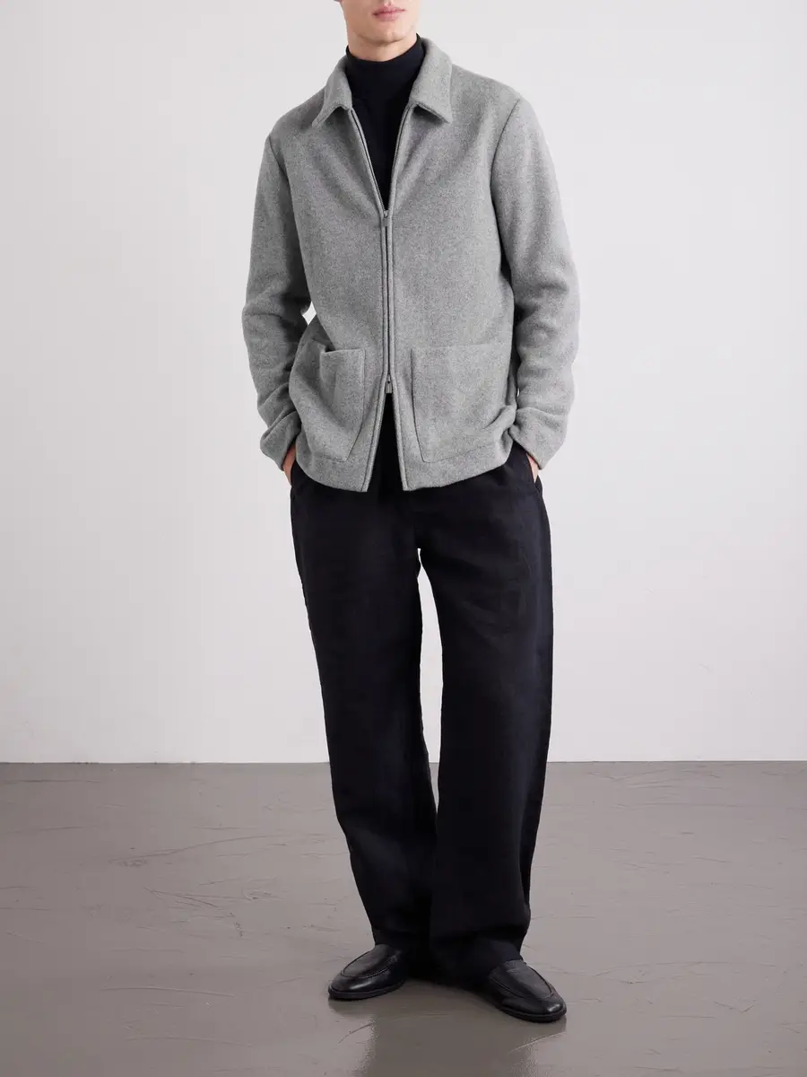 Barena Cotton-Blend Felt Overshirt - Men | Thumbnail 2 Barena Cotton-Blend Felt Overshirt - Men | Thumbnail 2