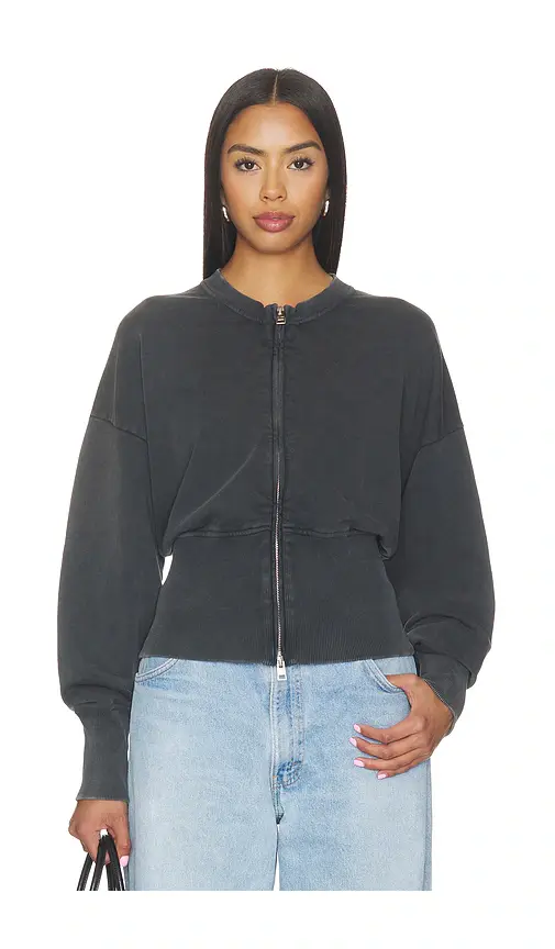 Closed Zipped Cardigan | Image 1 Closed Zipped Cardigan | Image 1