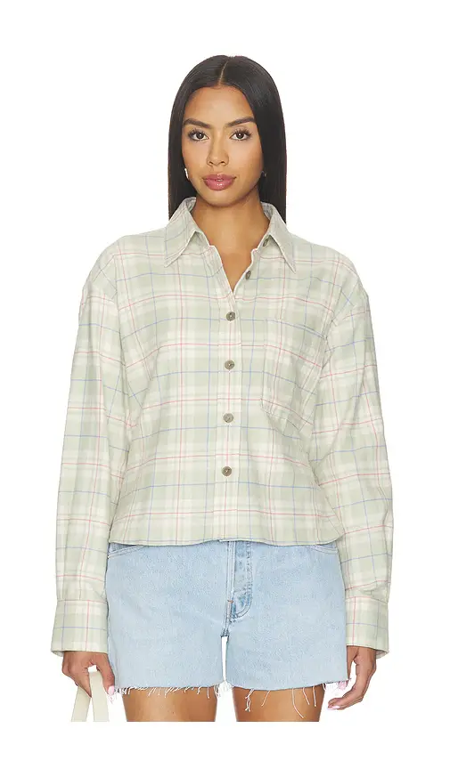 Closed Cropped Oversized Shirt | Thumbnail 2 Closed Cropped Oversized Shirt | Thumbnail 2