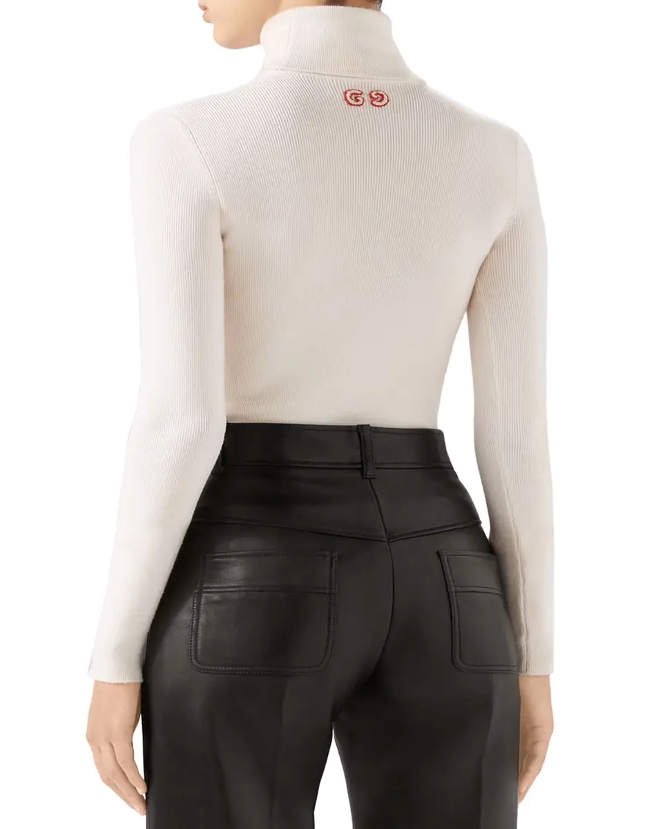 Gucci Fine Wool Turtleneck | Thumbnail 4 Gucci Fine Wool Turtleneck | Thumbnail 4