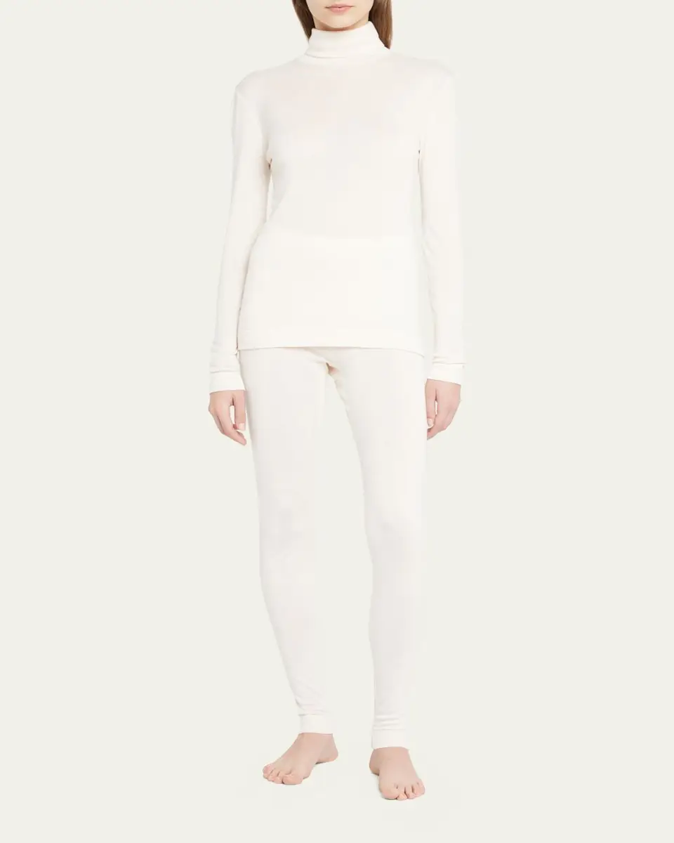 Hanro Silk & Cashmere Leggings | Thumbnail 5 Hanro Silk & Cashmere Leggings | Thumbnail 5