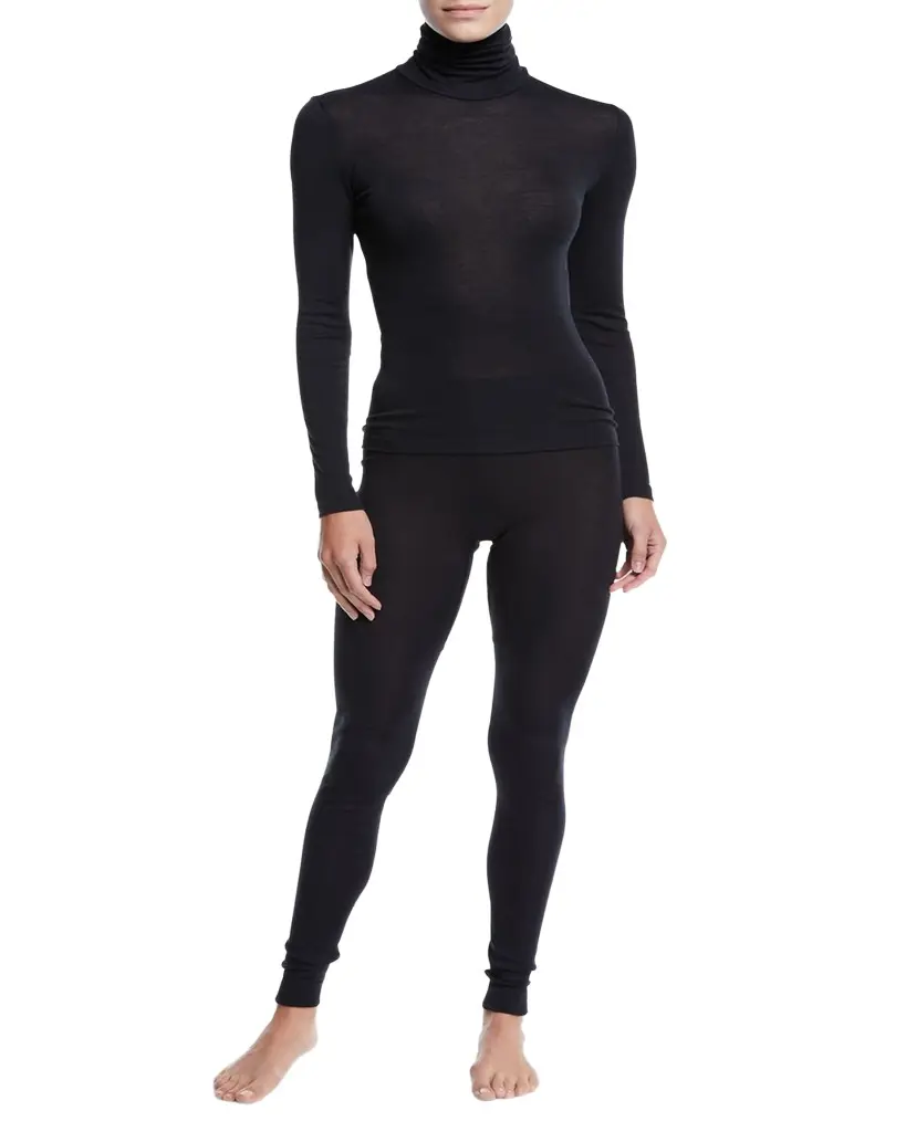 Hanro Silk & Cashmere Leggings | Image 1 Hanro Silk & Cashmere Leggings | Image 1