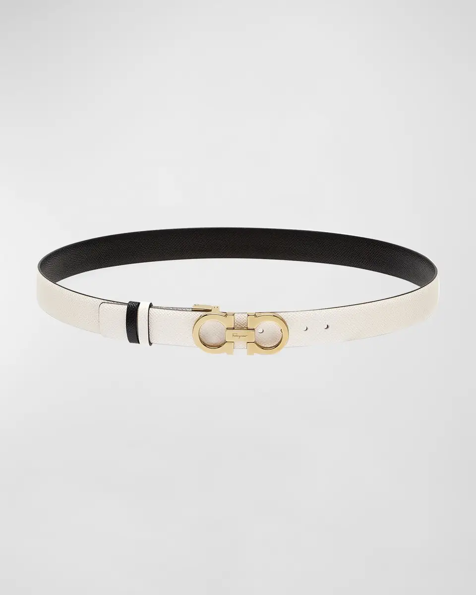 Ferragamo Reversible Leather Gancini Belt | Thumbnail 2