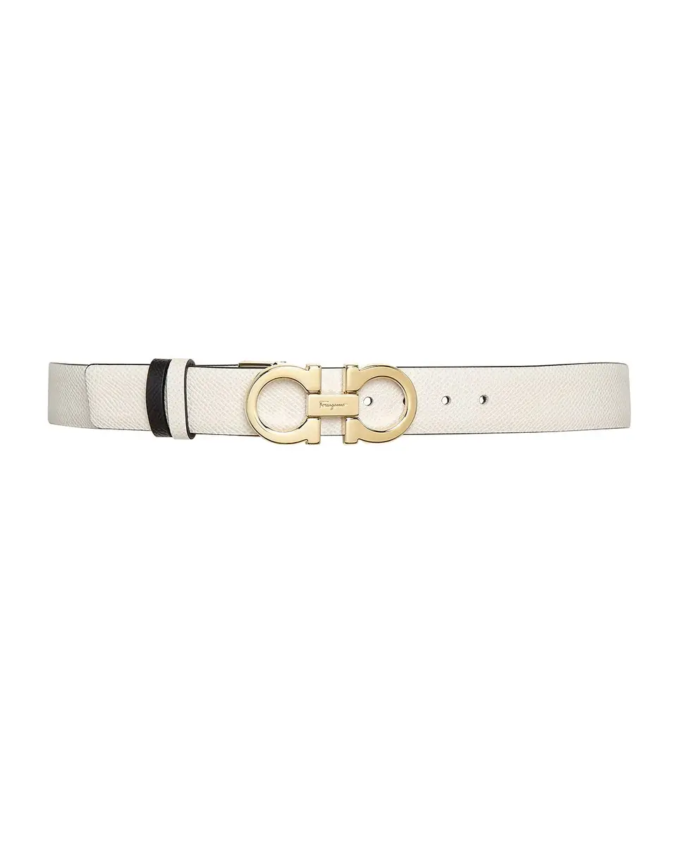 Ferragamo Reversible Leather Gancini Belt | Thumbnail 3