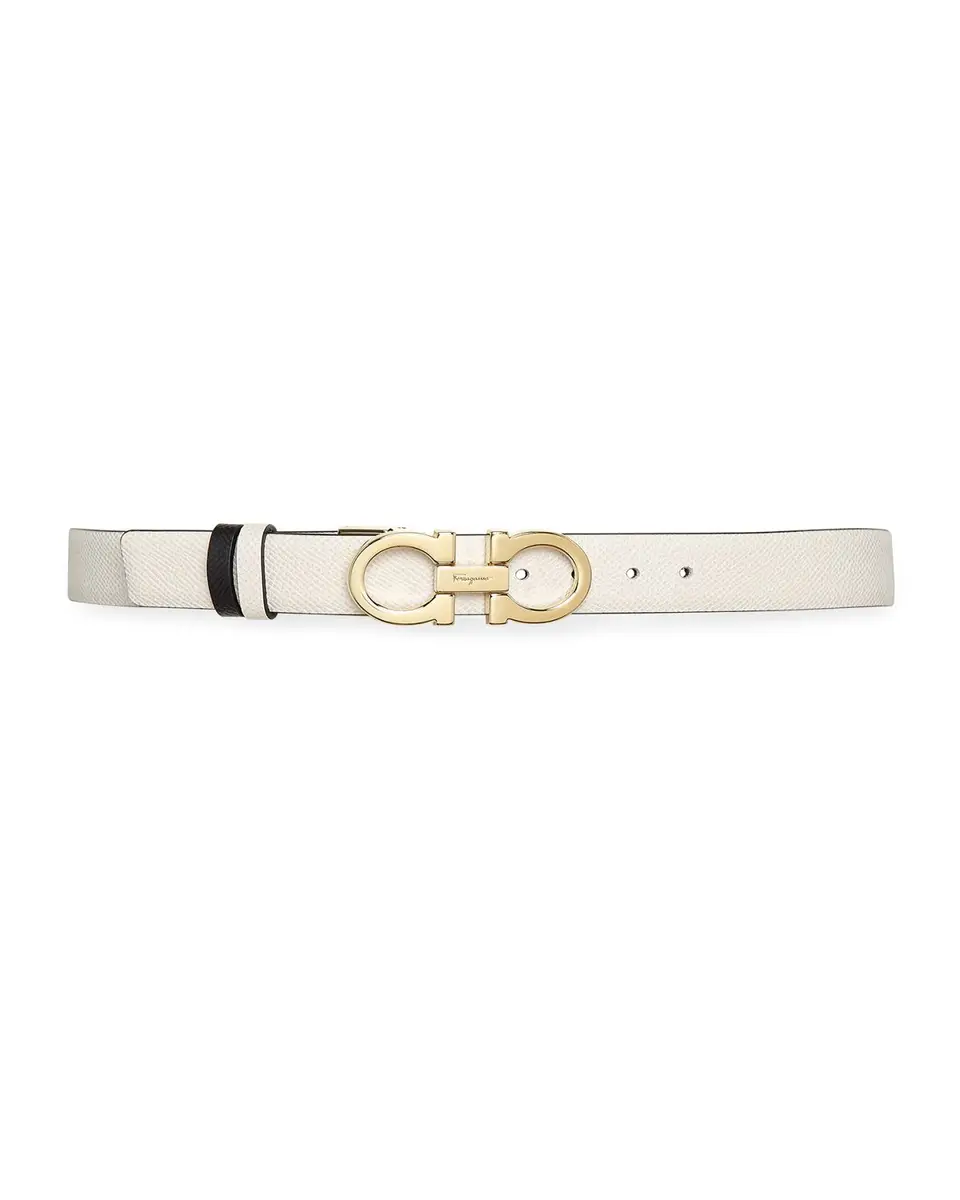 Ferragamo Reversible Leather Gancini Belt | Thumbnail 4