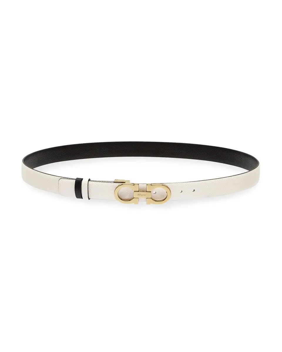 Ferragamo Reversible Leather Gancini Belt | Thumbnail 5