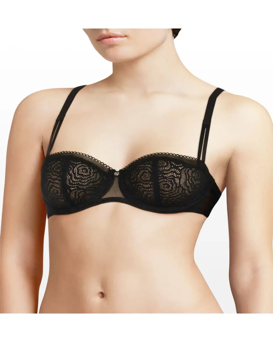 Chantelle C Jolie Floral Lace Demi Bra | Thumbnail 3
