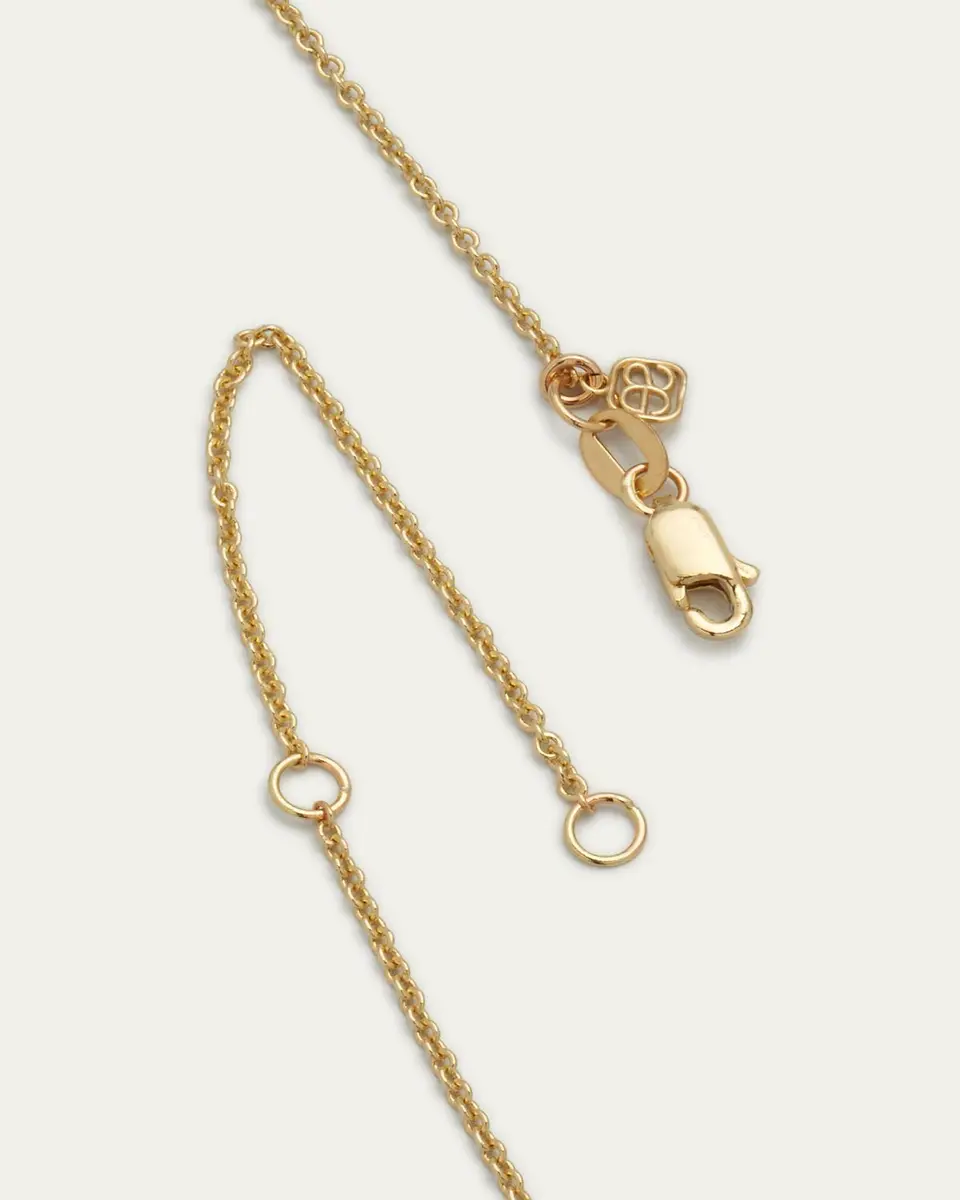 Sydney Evan 14k Yellow Gold Evil Eye Petals Charm Necklace | Thumbnail 4