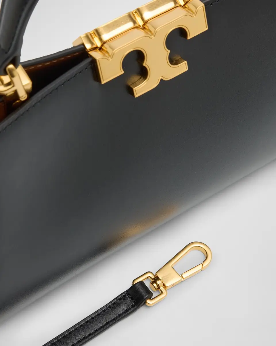 Tory Burch Eleanor Mini Leather & Suede Satchel Bag | Thumbnail 4