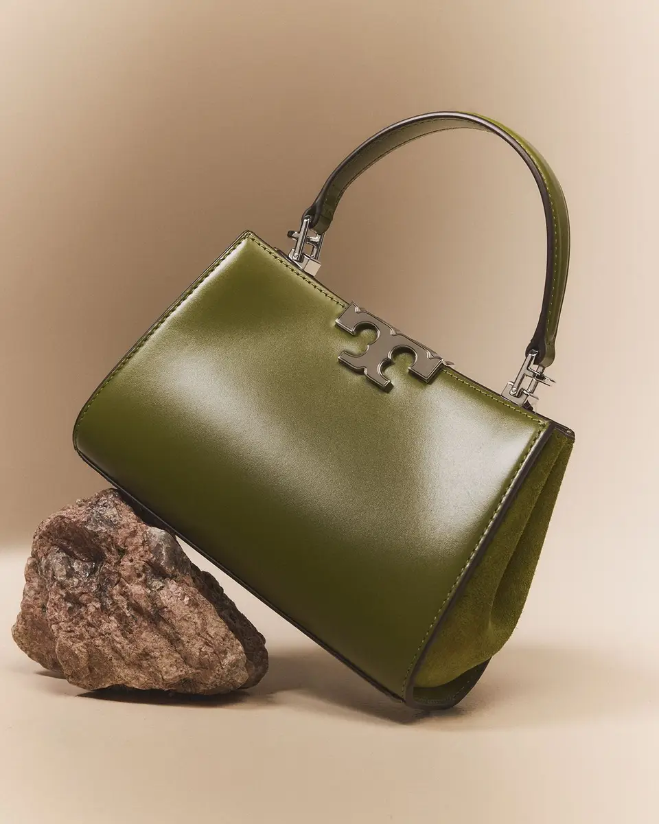 Tory Burch Eleanor Mini Leather & Suede Satchel Bag | Thumbnail 5