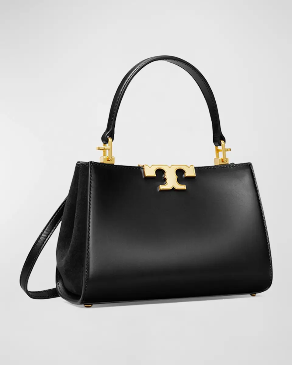 Tory Burch Eleanor Mini Leather & Suede Satchel Bag | Thumbnail 8