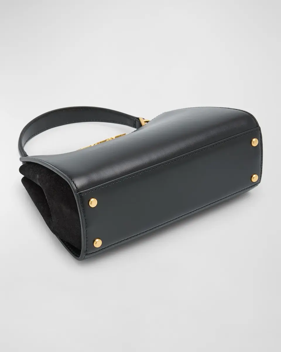 Tory Burch Eleanor Mini Leather & Suede Satchel Bag | Thumbnail 9