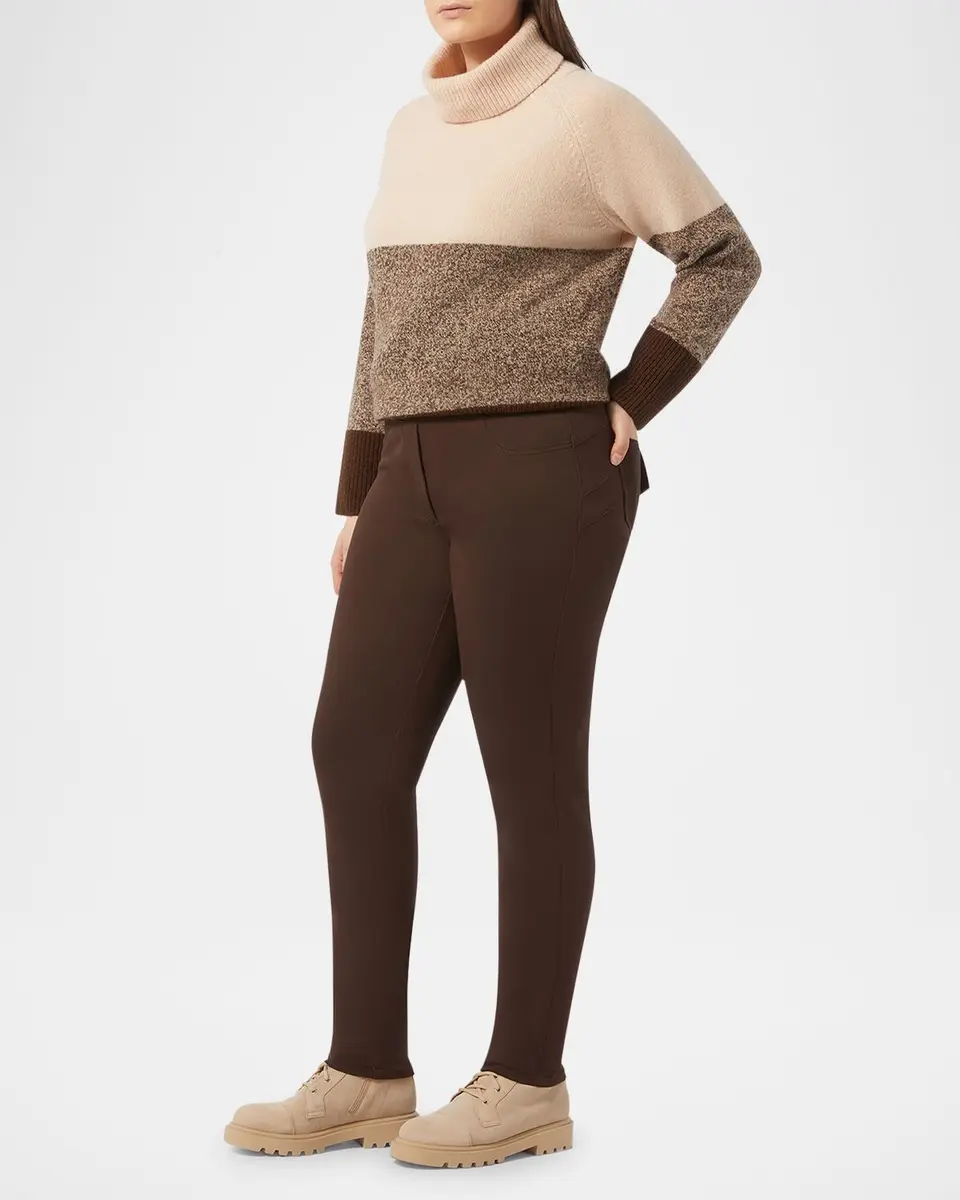 Marina Rinaldi Plus Size Sublime Skinny Twill Jersey Trousers | Thumbnail 3 Marina Rinaldi Plus Size Sublime Skinny Twill Jersey Trousers | Thumbnail 3