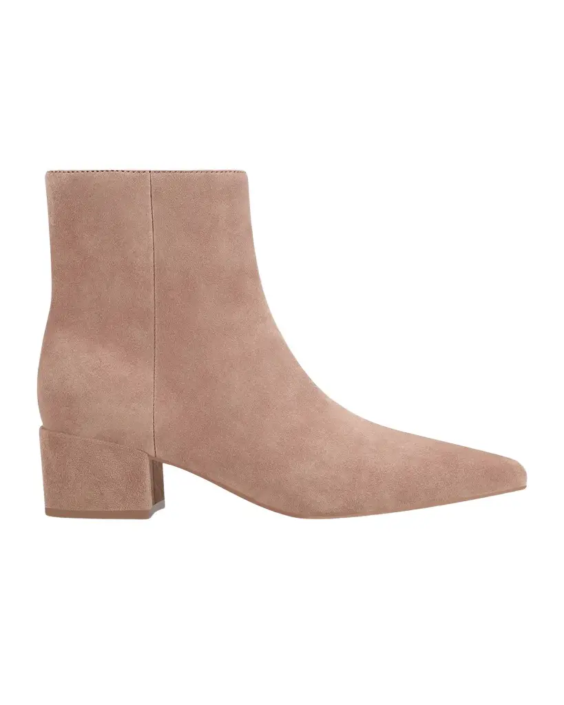Marc Fisher LTD Leonna Leather Block-Heel Ankle Booties | Image 1 Marc Fisher LTD Leonna Leather Block-Heel Ankle Booties | Image 1