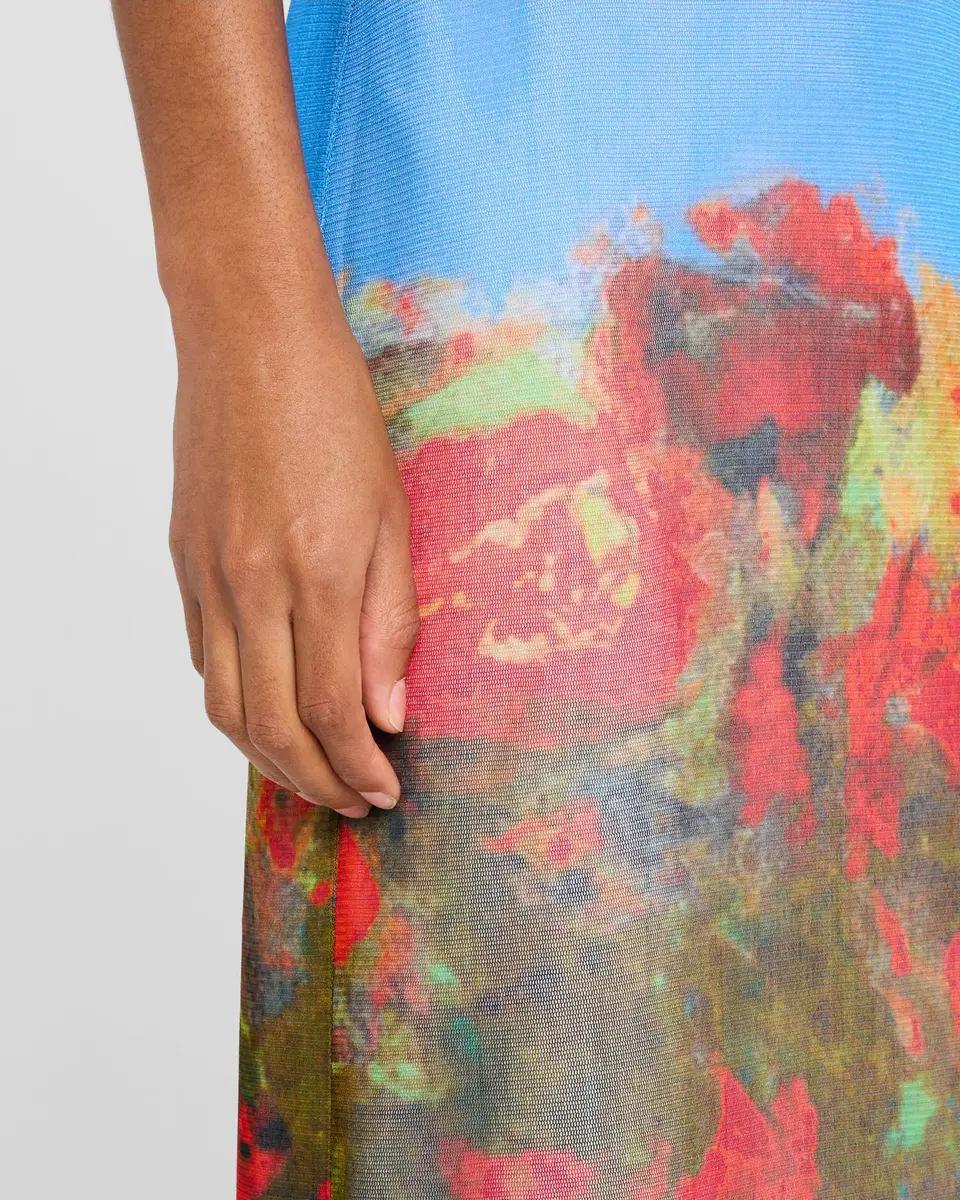 Wynn Hamlyn Printed Mesh Maxi Dress | Thumbnail 5 Wynn Hamlyn Printed Mesh Maxi Dress | Thumbnail 5
