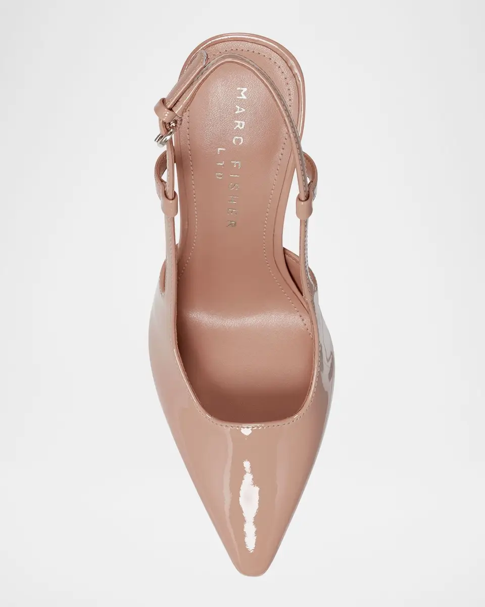 Marc Fisher LTD Torry Patent Leather Slingback Pumps | Thumbnail 3 Marc Fisher LTD Torry Patent Leather Slingback Pumps | Thumbnail 3