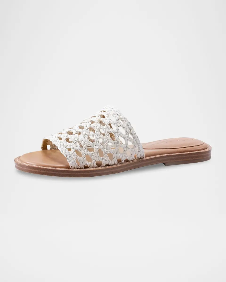 Marc Fisher LTD Glynne Woven Flat Slide Sandals | Thumbnail 3 Marc Fisher LTD Glynne Woven Flat Slide Sandals | Thumbnail 3