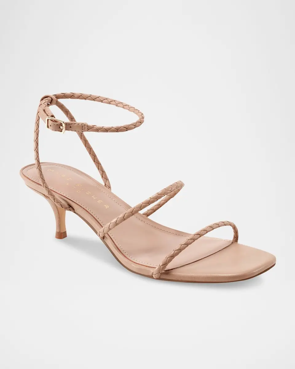 Marc Fisher LTD Beylee Braided Leather Sandals | Thumbnail 2 Marc Fisher LTD Beylee Braided Leather Sandals | Thumbnail 2