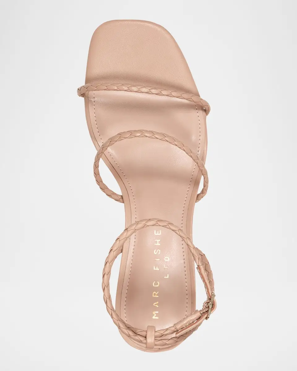 Marc Fisher LTD Beylee Braided Leather Sandals | Thumbnail 4 Marc Fisher LTD Beylee Braided Leather Sandals | Thumbnail 4