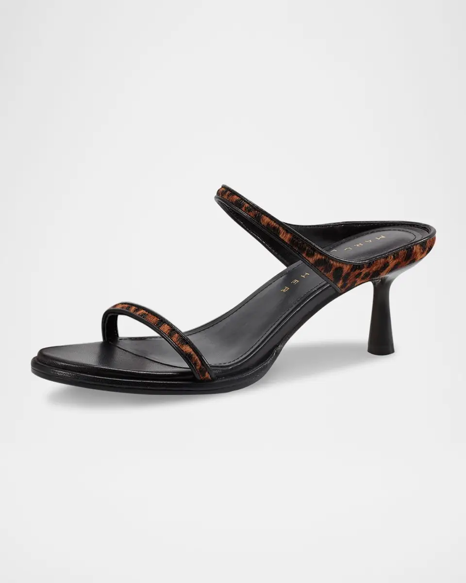 Marc Fisher LTD Alonde Leopard Calf Hair Sandals | Thumbnail 3 Marc Fisher LTD Alonde Leopard Calf Hair Sandals | Thumbnail 3