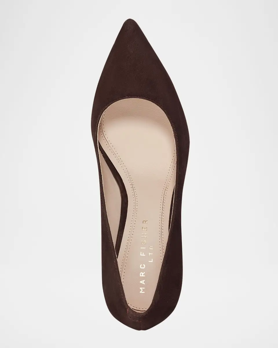 Marc Fisher LTD Zala Suede Pointed-Toe Pumps | Thumbnail 4 Marc Fisher LTD Zala Suede Pointed-Toe Pumps | Thumbnail 4