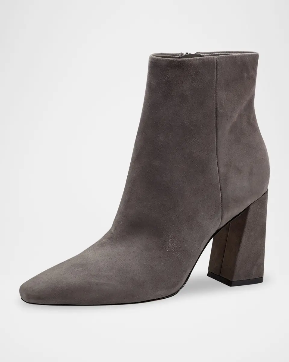 Marc Fisher LTD Yanara Leather Zip Booties | Thumbnail 3 Marc Fisher LTD Yanara Leather Zip Booties | Thumbnail 3