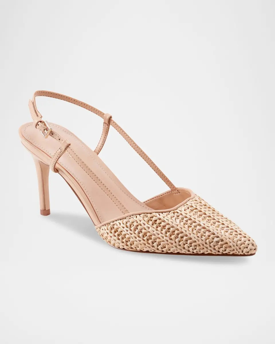 Marc Fisher LTD Flory Leather Slingback Pumps | Thumbnail 2 Marc Fisher LTD Flory Leather Slingback Pumps | Thumbnail 2