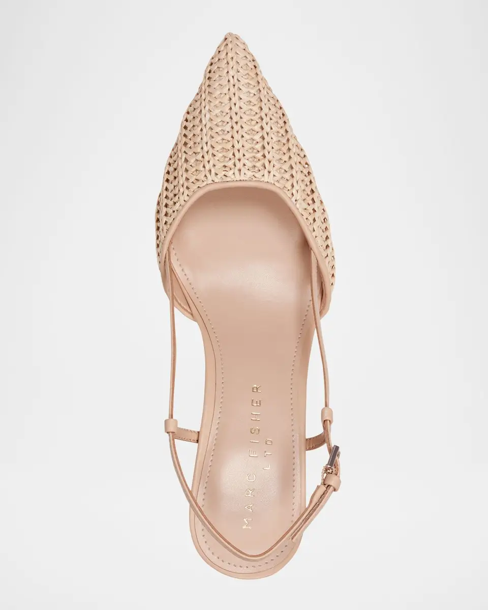 Marc Fisher LTD Flory Leather Slingback Pumps | Thumbnail 4 Marc Fisher LTD Flory Leather Slingback Pumps | Thumbnail 4