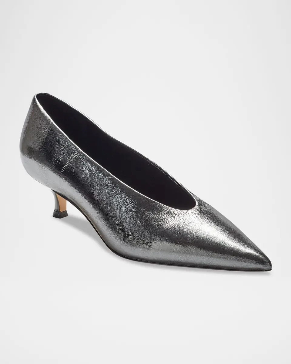 Marc Fisher LTD Cecile Leather Pumps | Thumbnail 2