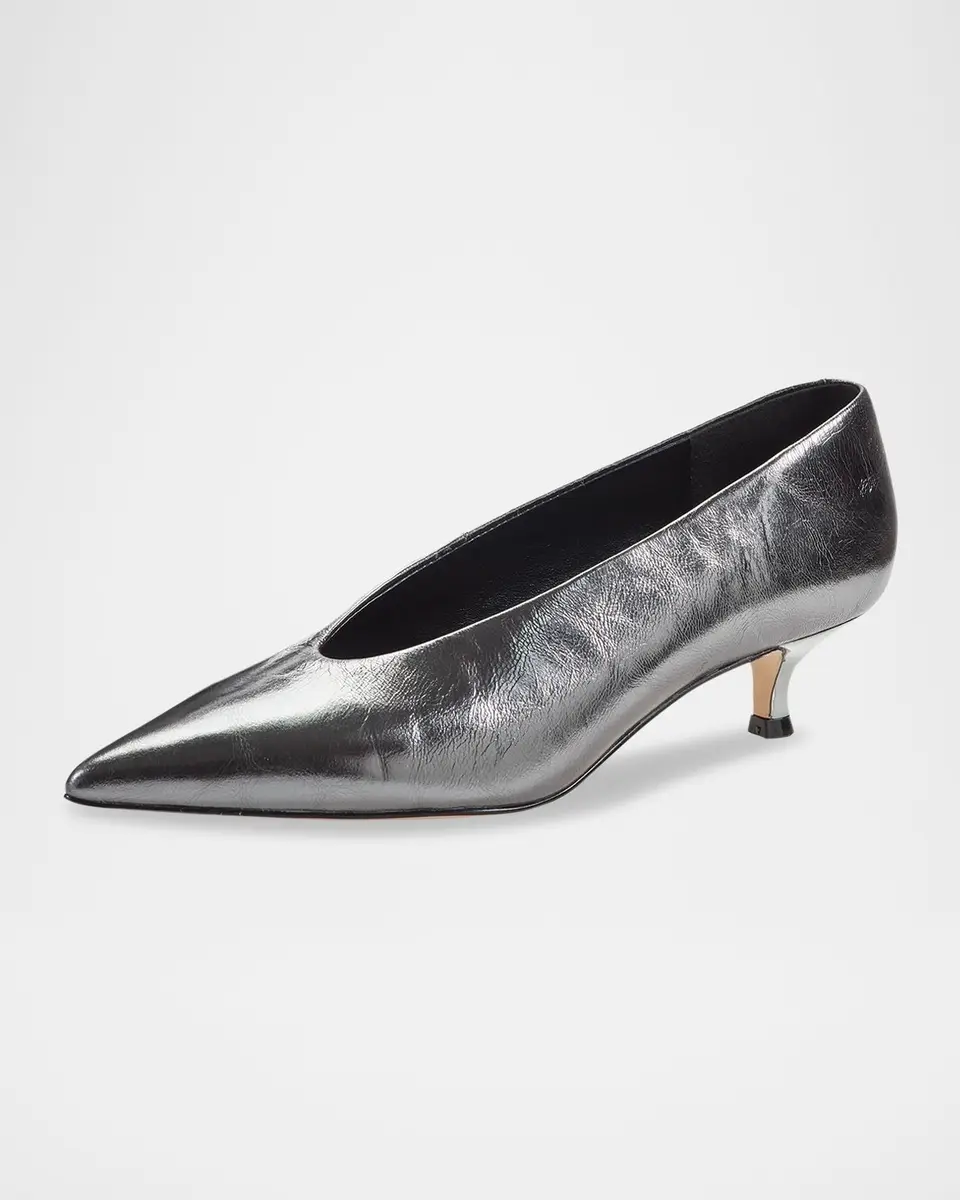 Marc Fisher LTD Cecile Leather Pumps | Thumbnail 3