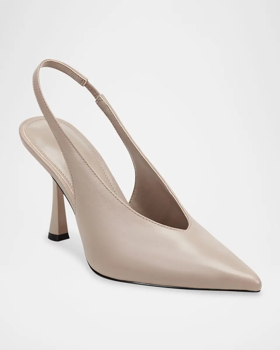 Marc Fisher LTD Esther Leather Slingback Pumps | Thumbnail 2 Marc Fisher LTD Esther Leather Slingback Pumps | Thumbnail 2