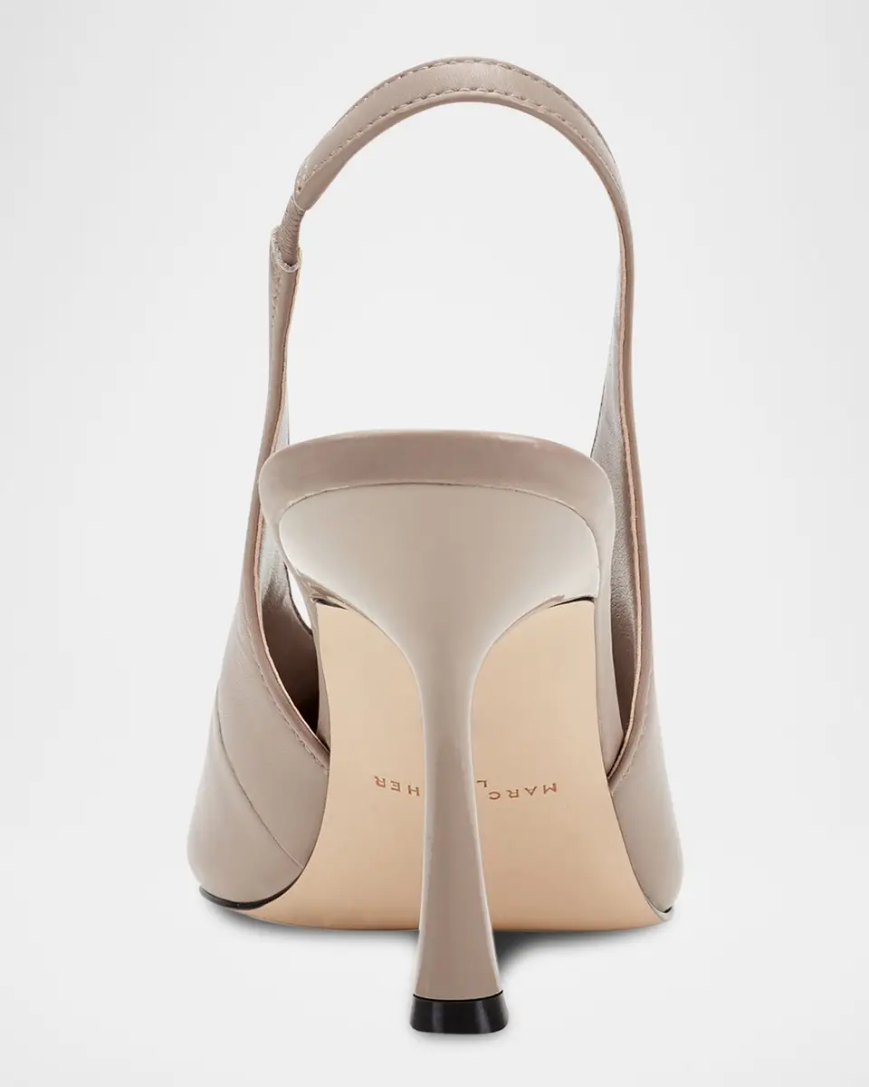 Marc Fisher LTD Esther Leather Slingback Pumps | Thumbnail 3 Marc Fisher LTD Esther Leather Slingback Pumps | Thumbnail 3