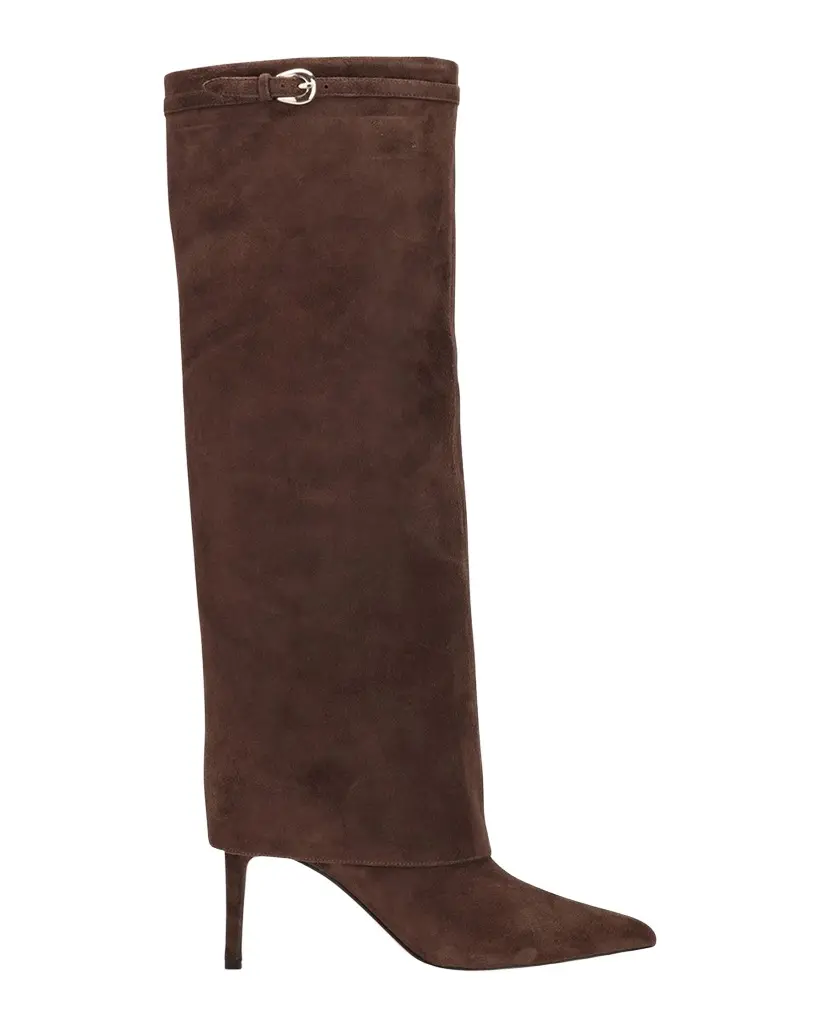 Marc Fisher LTD Naples Suede Foldover Knee-High Boots | Image 1 Marc Fisher LTD Naples Suede Foldover Knee-High Boots | Image 1