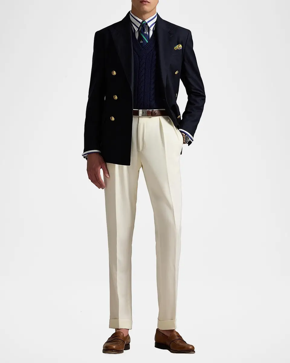 Polo Ralph Lauren Men's The Iconic Doeskin Blazer | Thumbnail 2 Polo Ralph Lauren Men's The Iconic Doeskin Blazer | Thumbnail 2