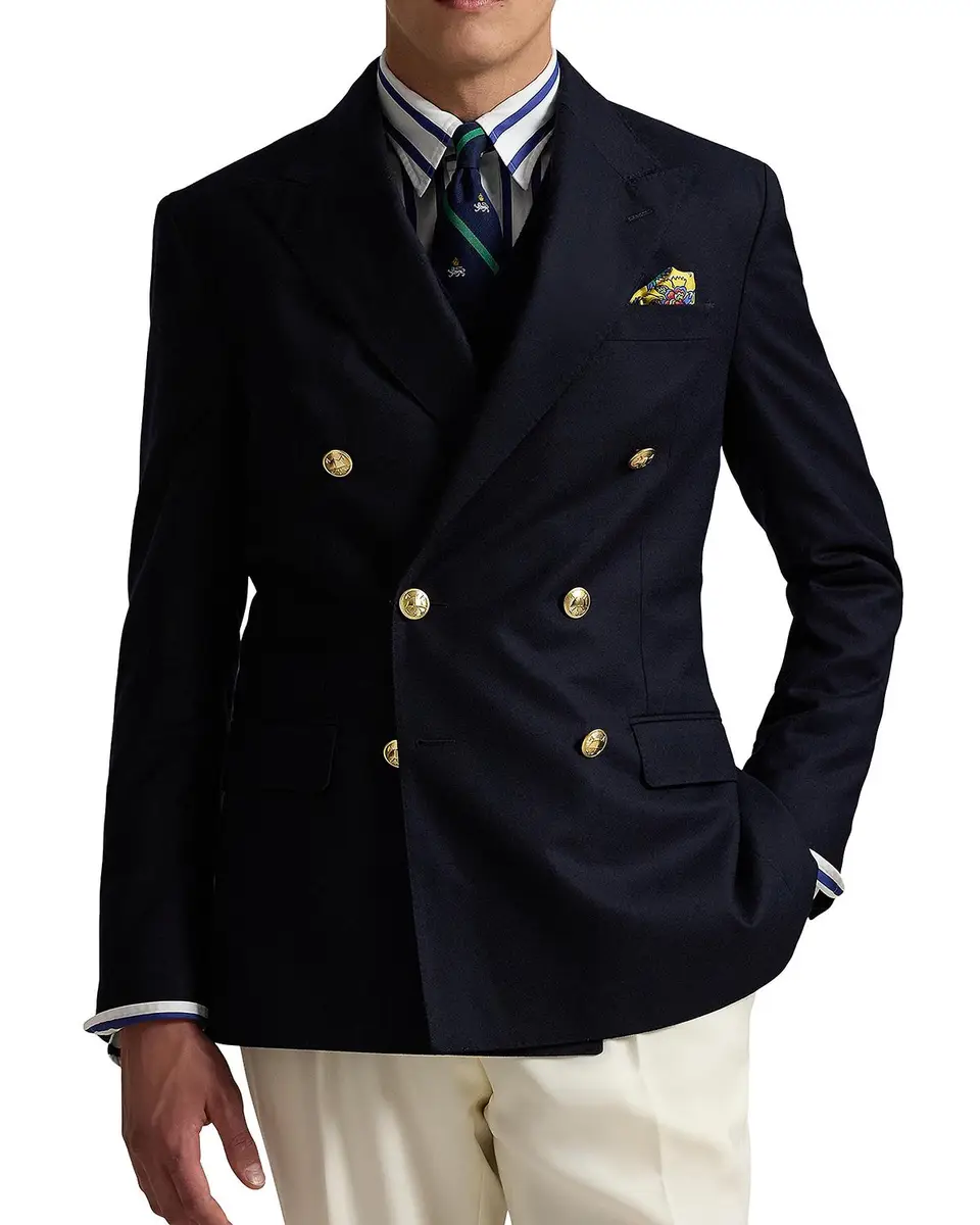 Polo Ralph Lauren Men's The Iconic Doeskin Blazer | Thumbnail 4 Polo Ralph Lauren Men's The Iconic Doeskin Blazer | Thumbnail 4
